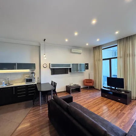 с видом на море в аркадии Apartman Odessza