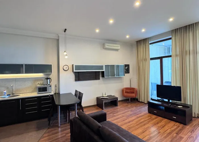 с видом на море в аркадии Apartament Odessa